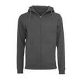 thumbnail image 1 of Build Your Brand Mens Plain Full Zip Hoodie, 1 of 1