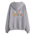 thumbnail image 5 of Oversized Hoodie Womens Sweatshirt for Women Casual Daily Wear Zip Up Women's Hoodies And Sweatshirts With Hood For Everyday Long Sleeve Design Back To School Print Pairing Jeans, 5 of 6