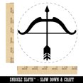 thumbnail image 2 of Archery Bow and Arrow Self-Inking Rubber Stamp Ink Stamper - Red Ink - Large 1-1/2 Inch, 2 of 7