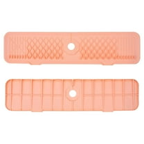 Nmdmisc Kitchen Sink Splash Guard,Upgrade 24" Sink Splash Guard Silicone Drains Water Faucet Mat Handle Water Drip Catcher Tray Sink Accessories for Kitchen Easy to Clean & Install