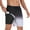 Gradient Grey, variant on Mowujeit Men's Quick-Dry Swim Trunks, Summer Board Shorts, Breathable Swimwear Bottoms, Size M