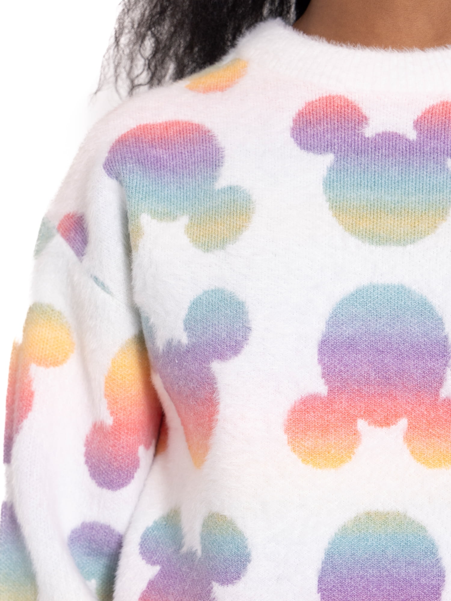 Disney Minnie Mouse Girls Holiday Sweater, Sizes 4-16