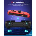 thumbnail image 5 of 2 Pack Poignées de Manette Compatibles avec Nintendo Switch, Kit de Contrôleur de Contrôle ABS Joy-Con avec Paume Courbée Réduit la Fatigue pour Switch, 5 of 5