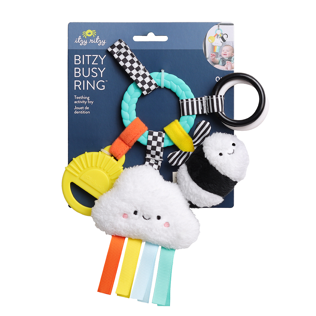 Itzy Ritzy Bitzy Busy Ring High Contrast Teething Toy photo 8