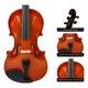 thumbnail image 3 of Violín 3/4 Bamboo Uv-l-34 Brillante Marrón, 3 of 3