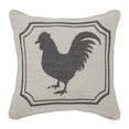 thumbnail image 2 of VHC Brands Finders Keepers Rooster Silhouette Pillow 6x6, 2 of 3