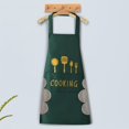thumbnail image 4 of Coofit Kitchen Apron Funny Waterproof: 2PCS Cooking Apron Bib Apron with Pocket & Towel, 4 of 10
