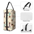 thumbnail image 3 of Goofa Dachshund Dog Printed Toiletry Bag with Handle,Large Capacity Travel Makeup Cosmetic Bag for Women, Carry on Airport Airline Compliant Bag, 3 of 9