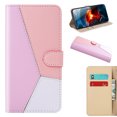 thumbnail image 1 of Allytech Samsung Galaxy S22 Ultra 5G Case, PU Leather Slim Fit Folio Flip Cover Stand Feature Drop Protection Cards Slots Wallet Case Cover for Samsung Galaxy S22 Ultra 5G, Pink, 1 of 8