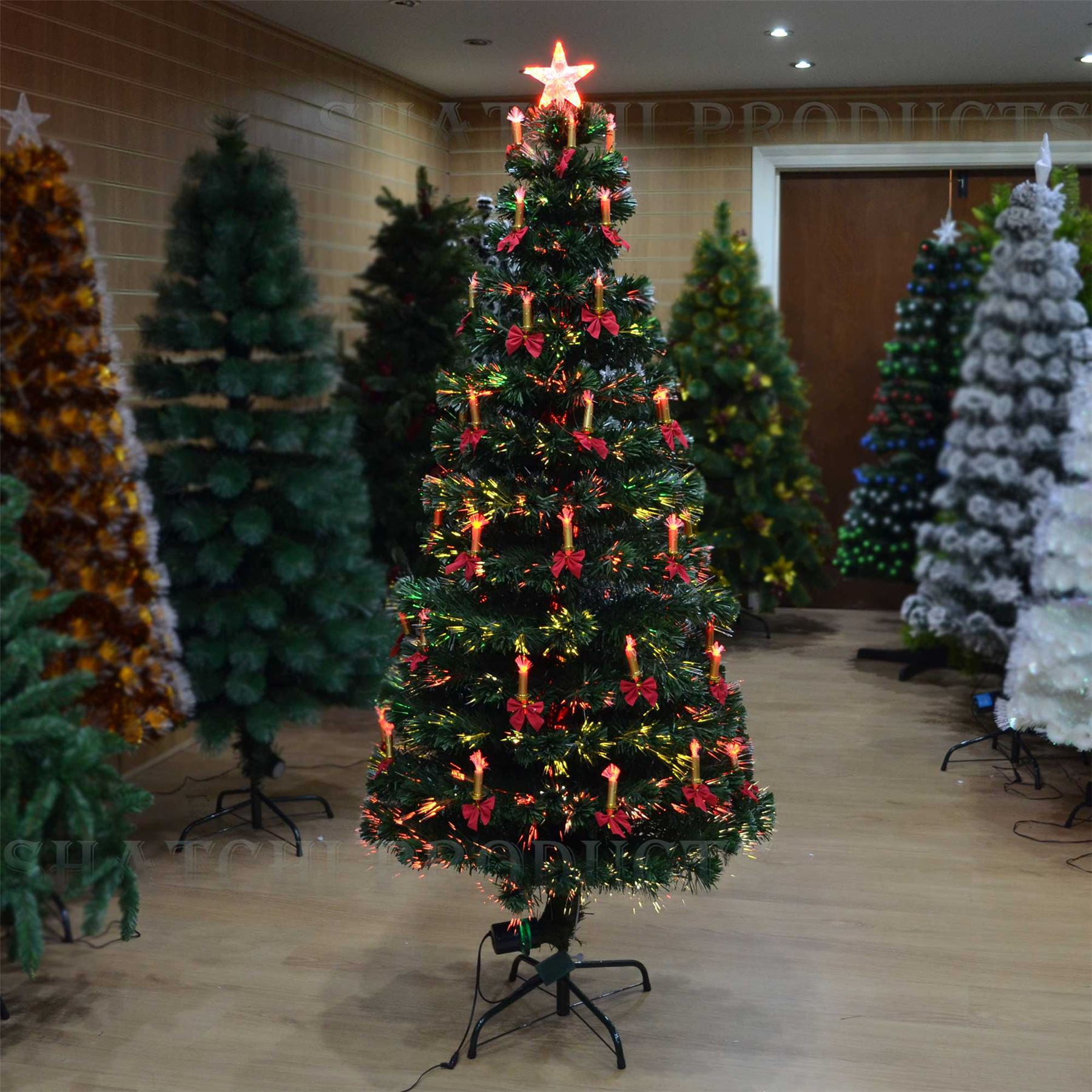 2ft  Digital Pre Lit Fibre Optic Christmas Tree Xmas Lights Holiday d�coration 