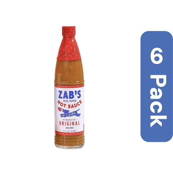 Zabs Hot Original Sauce 6 fl oz (Pack Of 6)
