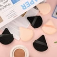 thumbnail image 5 of Southwit 6 Pieces Powder Puff Face Triangle Makeup Sponge Soft Velour Puffs for Loose Powder Beauty Blender Foundation Sponge Setting Powder Puff Makeup Tool, Stocking Stuffers Gift for Women, 5 of 5