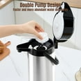 thumbnail image 6 of Ratrabas Upgraded Airpot Coffee Carafe with Double Pump, Stainless Steel Drink Dispenser for Hot/Cold Beverage with Lazy Susan Base, Coffee Termos Para Cafe for Hot Cocoa for Parties, 6 of 8