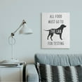 thumbnail image 2 of Stupell Industries Kitchen All Food to the Lab Animal Dog Pun Canvas Wall Art Design by Daphne Polselli, 2 of 4