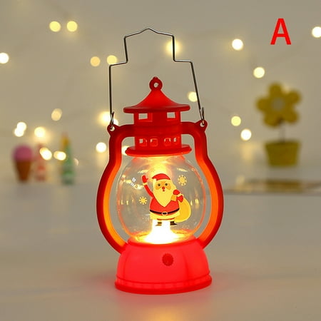 

ZIOKOK Kerosene Night Light Small Oil Fairy Lights Lantern Art Christmas New Year Lamp