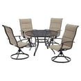 Mainstays Highland Knolls Outdoor Patio Dining Set, 5 Piece Metal