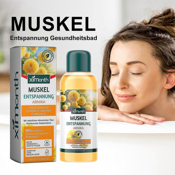 Aceite de baño de árnica para articulaciones y músculos, 100 ml Aceite de masaje de árnica para articulaciones y músculos, bueno para articulaciones doloridas y músculos adoloridos - -