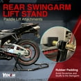thumbnail image 3 of Venom SportBike Motorcycle Stand Lift, Rear Wheel Swingarm Paddle Stand, 850lbs Capacity Universal Paddock Lift Jack Stand, L Adapter, Compatible With Most Yamaha Honda Kawasaki Suzuki BMW Motorcycles, 3 of 9