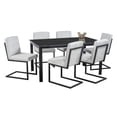 thumbnail image 4 of Comedor Oman MOBILKRAFT 6 Sillas Tubular Cubierta Marmoleada Color Gris, 4 of 5