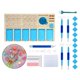 thumbnail image 3 of DIY Diamond Pinting Kits Herramientas Accesorios con 28 Tragamonedas de Almacenamiento de Contenedores para Pintura de Diamante Envases de Almacenamie Azul M Macarena Bandejas de pintura de diamantes, 3 of 8