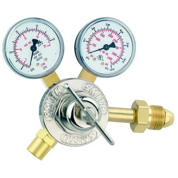 Miller Smith 31-50-580 Argon CO2 Mix Single Stage Flow Gauge Regulator, CGA 580