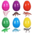 thumbnail image 1 of 12pcs Easter Dinosaurs Eggs Toy Creative Children Easter Surprise Egg Gift, 1 of 8