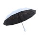 thumbnail image 2 of Paraguas automático plegable de plástico negro para exteriores, ideal para protegerse del sol y la lluvia. Paraguas de poliéster., 2 of 6