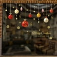 thumbnail image 5 of Christmas Decorative Glass Door Stickers, New Year Window Stickers, Xmas Tree Wreath Balls Snowflake Window Clings Sticker for Glass, Merry Christmas Home Decor for Holiday Party Outdoor Ornament, 5 of 7