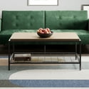 Mayview Collis Industrial Rectangle Wood and Metal Coffee Table