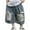 Blue2, variant on Fancifize Boys Stretch Denim Shorts Knee Length Ripped Jean Shorts Loose Baggy Distressed Shorts with Pocket Sizes 2-12Y