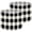 Black, White, variant on Lamp Shades Set of 2 Classic Beige Brown Plaid Subtle Stripes Checkered 13" x 13" x 10" Lampshade for Table Lamps Floor Lamps Lamp Shade Replacement Easy Assembly Required