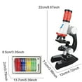 thumbnail image 2 of Microscopes Ensemble pour Enfants Créatif 1200X Microscope Scientifique Jouet Éducatif, 2 of 8