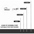 thumbnail image 2 of czcpp-Tarp Poles Adjustable Heavy Duty 95 in Camping Tent Poles, 2 of 4