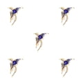 thumbnail image 1 of Minnieouse Broche de pájaro de fuego, colgante de pecho, joyería de moda, broches brillantes, multiusos, Unisex, ligero, azul exquisito Type2 NO2, 1 of 6