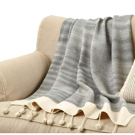 

Fennco Styles Alexandra Collection Cottage Striped Woven 100% Cotton Home DÃ©cor