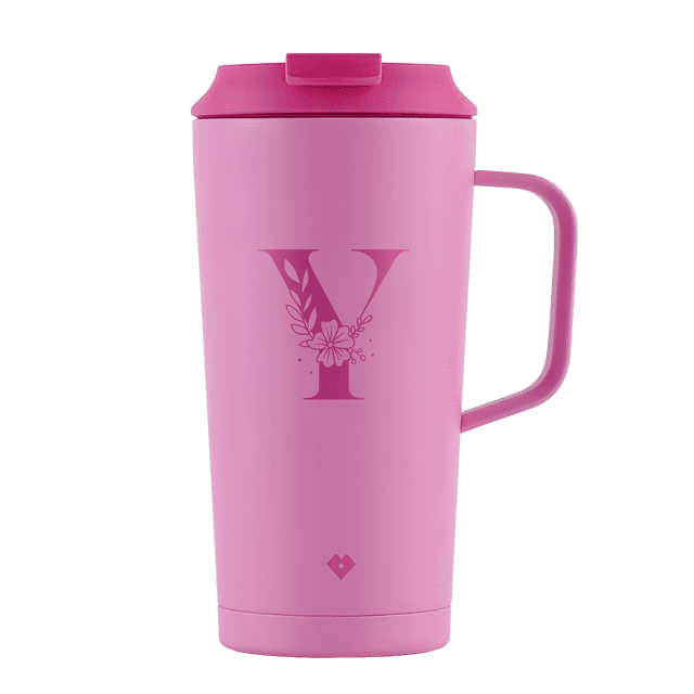Termo Café LuckyLy iniciales Nelly rosa 500ML