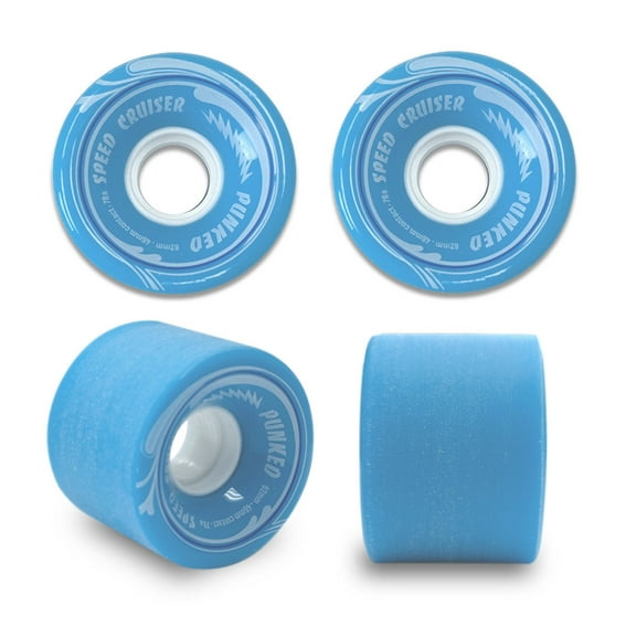 Speed Cruiser Speed Cruiser 62mm Longboard Wheels - Solid Baby Blue