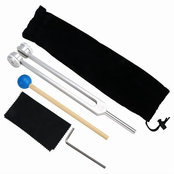 Diapasón con Bolsa de Silicona para Martillo para Curación, Instrumento Musical, Terapia de Sonido 68,5 Hz