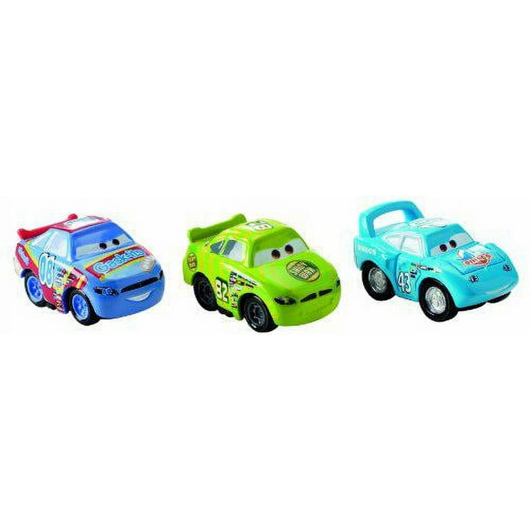 Disney Cars Micro Drifters Shiny Wax, Gask-Its & King Mini Cars