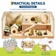 thumbnail image 5 of Yeshouse Jaula de madera antimordeduras para hámster con patas, jaula grande para cobayas con ventana de acrílico y tapa abatible para chinchillas, jerbos y mascotas pequeñas, 5 of 7