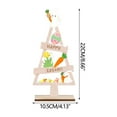 thumbnail image 3 of Tdxkok Figurine de Lapin de Pâques Décor de Pâques Extérieur Intérieur, 3 of 9