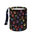 thumbnail image 2 of Jeiento Puppy Dog Paw Car Garbage Can Holder Organizer Storage Box Auto Trash Bin Accessory with Adjustable Buttons Collapsible Automotive Trash Container Fit for SUV Trucks Van Sedans, 2 of 7