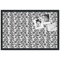 thumbnail image 2 of PinPix 30x20 Custom Cork Bulletin Board Floral Design Black Carnation Poster Board Has a Fabric Style Canvas Finish, Framed in Floral Design Black Carnation, by ArtToFrames (PinPix-202), 2 of 5