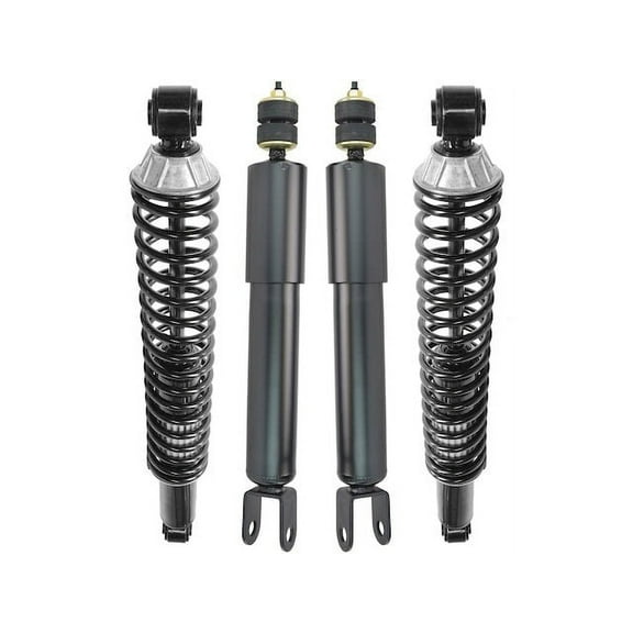 Front and Rear Shock Absorber and Coil Spring Assembly Set 4 Piece - Compatible with 2000 - 2006 Chevy Suburban 1500 2001 2002 2003 2004 2005