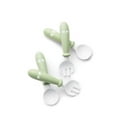 thumbnail image 1 of BabyBjorn Baby Spoon and Fork, 4 Pieces, Powder Green, 1 of 5