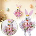 thumbnail image 2 of WMQPNNS Easter Bunny Wreath for Front Door Party Wall, 2 of 6