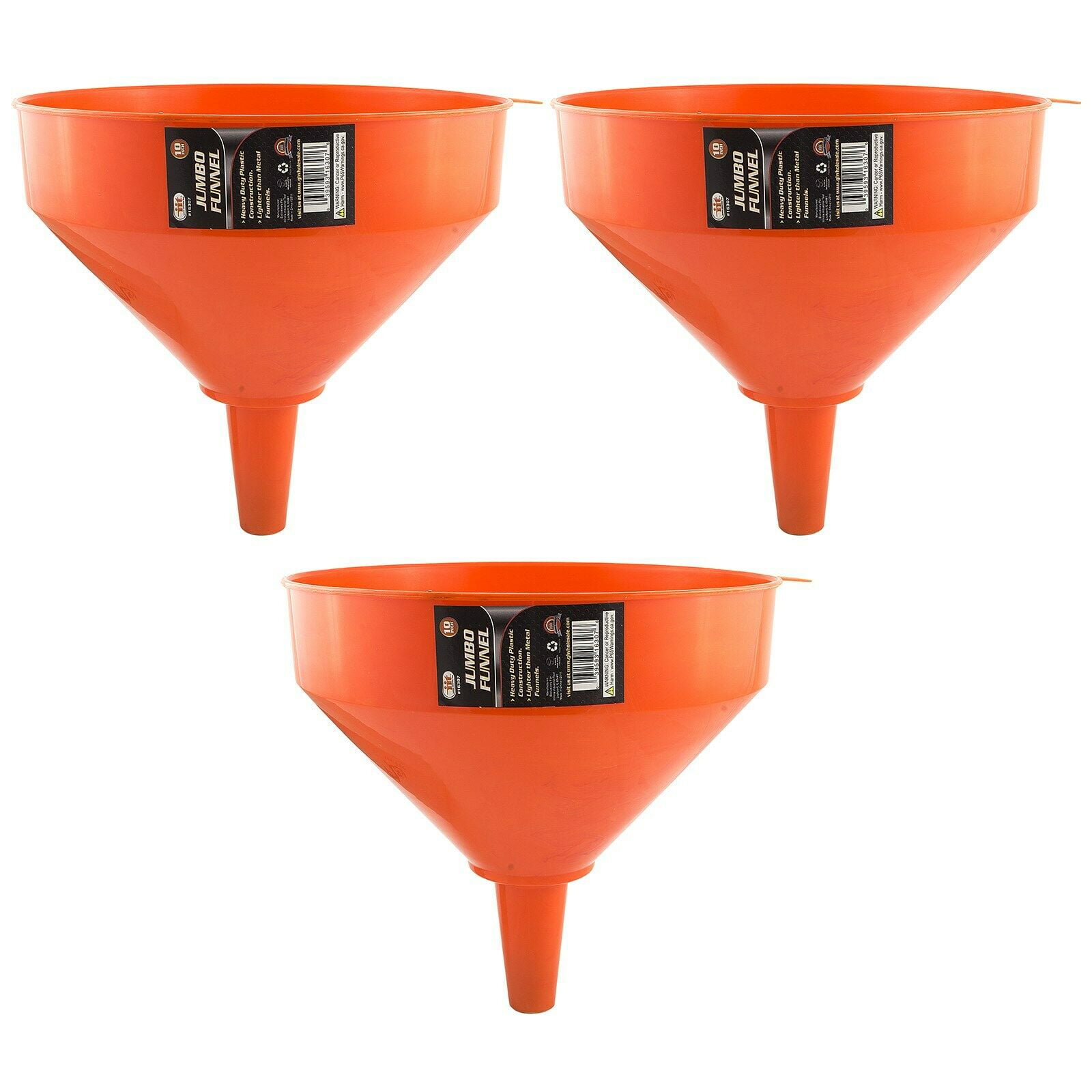 Jumbo Plastic funnel 2 Piece Available in 4 Colors 