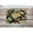 thumbnail image 5 of Trio Branches Area Rug 5x7 Charcoal Paleblue Contemporary Design Living Room, 5 of 5
