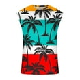 thumbnail image 4 of IROINNID Round Neckline Tank Tops For Men Sleeveless Sports Tank Tops Vest Pullover Graphic Print Tops, 4 of 5