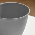thumbnail image 5 of Bloem Arbor 10" Indoor Metal Cachepot - Decorative Planter with Powder-Coated Finish, Removable Drain Plug, Charcoal, 5 of 6